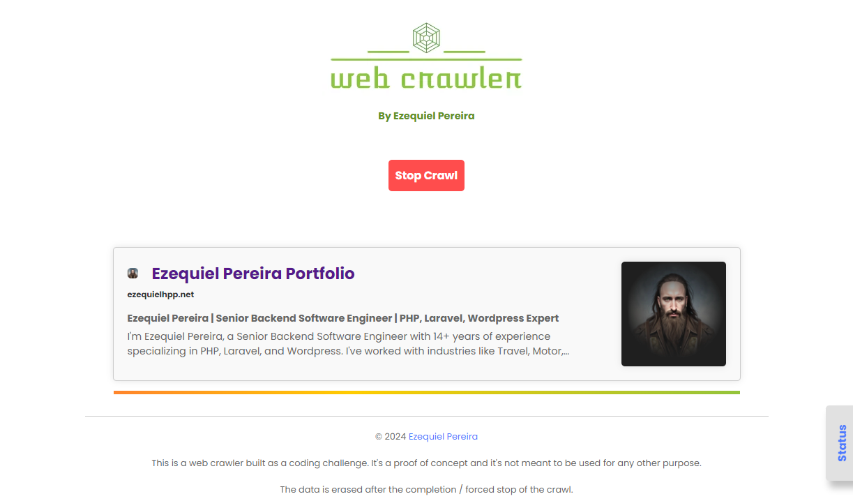 Web Crawler - Crawling a Website