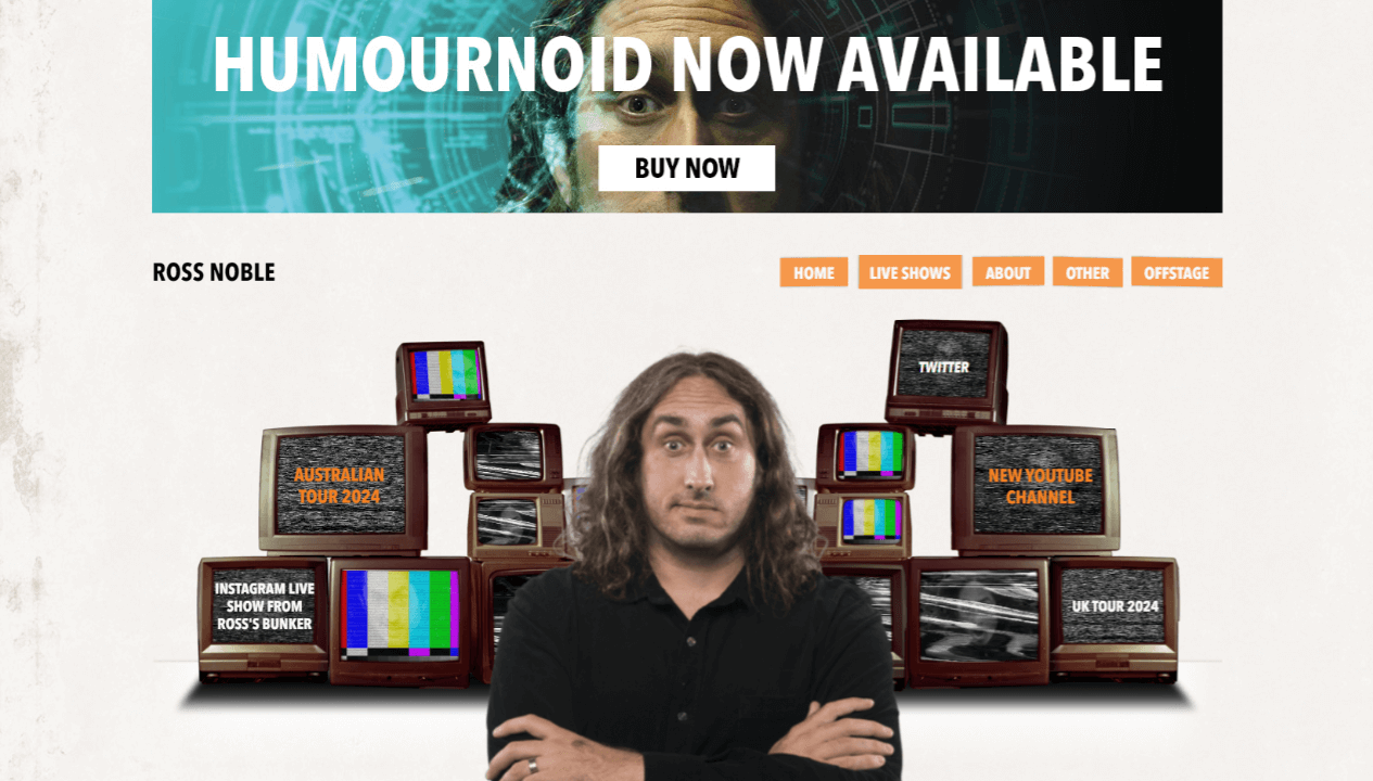 Ross Noble - Home Page